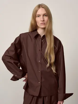 Birgitte Herskind Catina Shirt - Coffee Brown