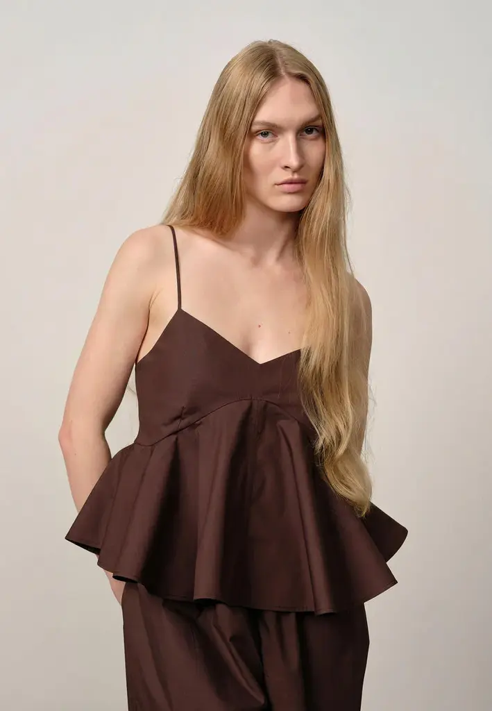 Birgitte Herskind Edit Top - Coffee Brown