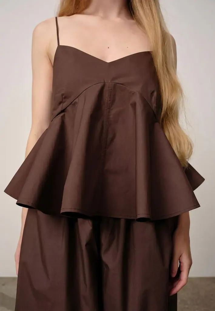 Birgitte Herskind Edit Top - Coffee Brown