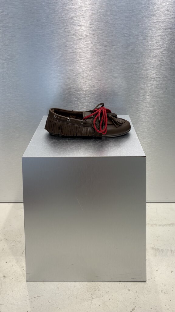 Posa Boat Loafer Native Tassel - Soft Leather Brown