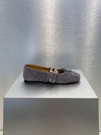 Posa Vita Ballerina Western - Suede Ash