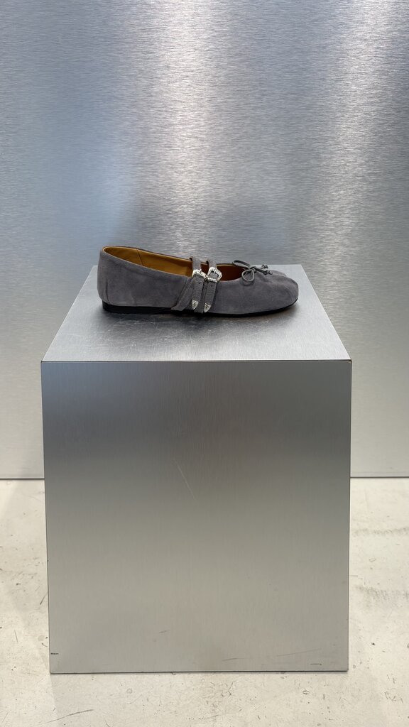 Posa Vita Ballerina Western - Suede Ash