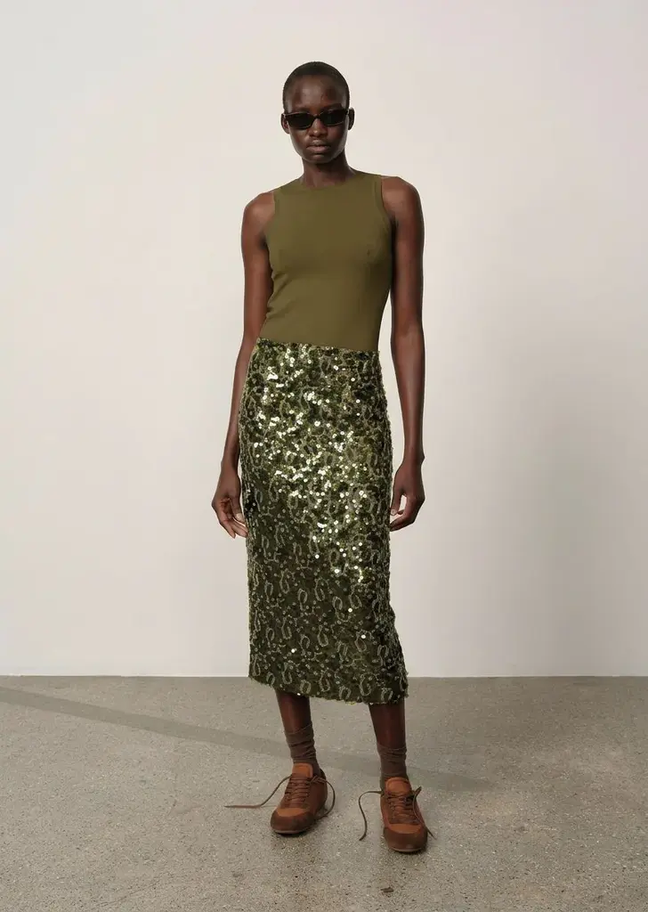 Birgitte Herskind Anda Skirt - Calla Green