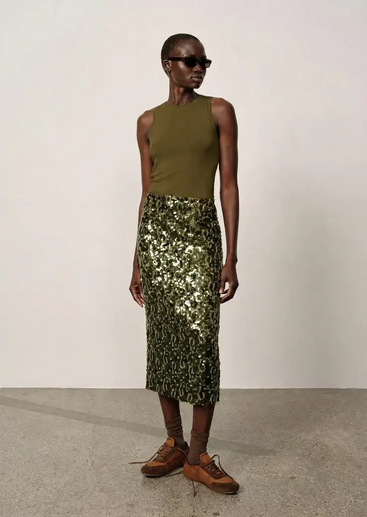 Birgitte Herskind Anda Skirt - Calla Green