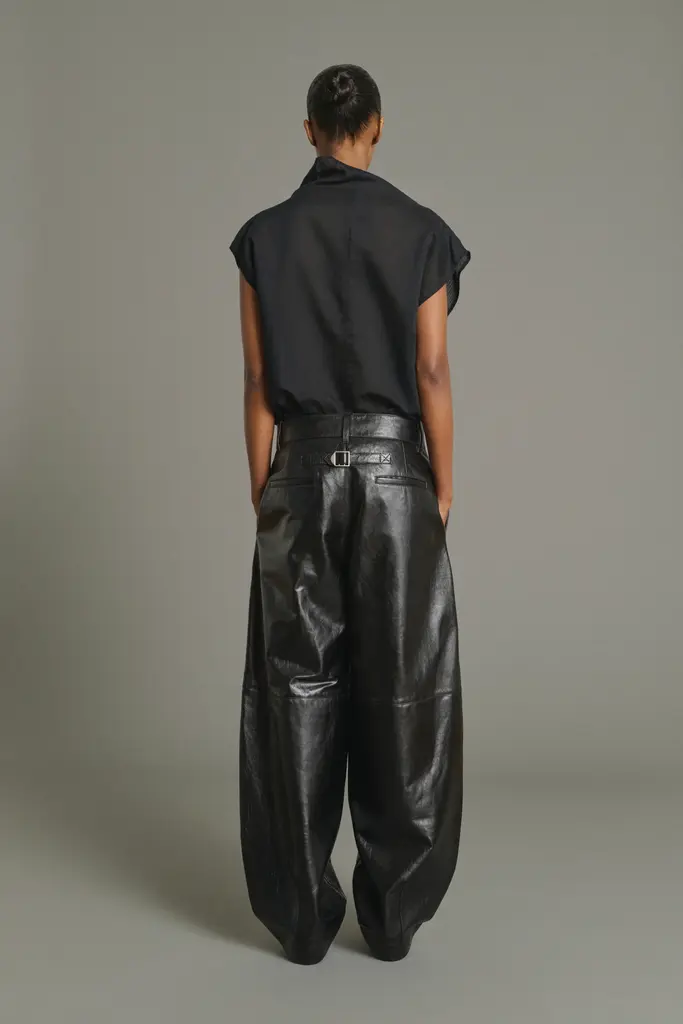 Soeur Julien Pants - Leather Noir