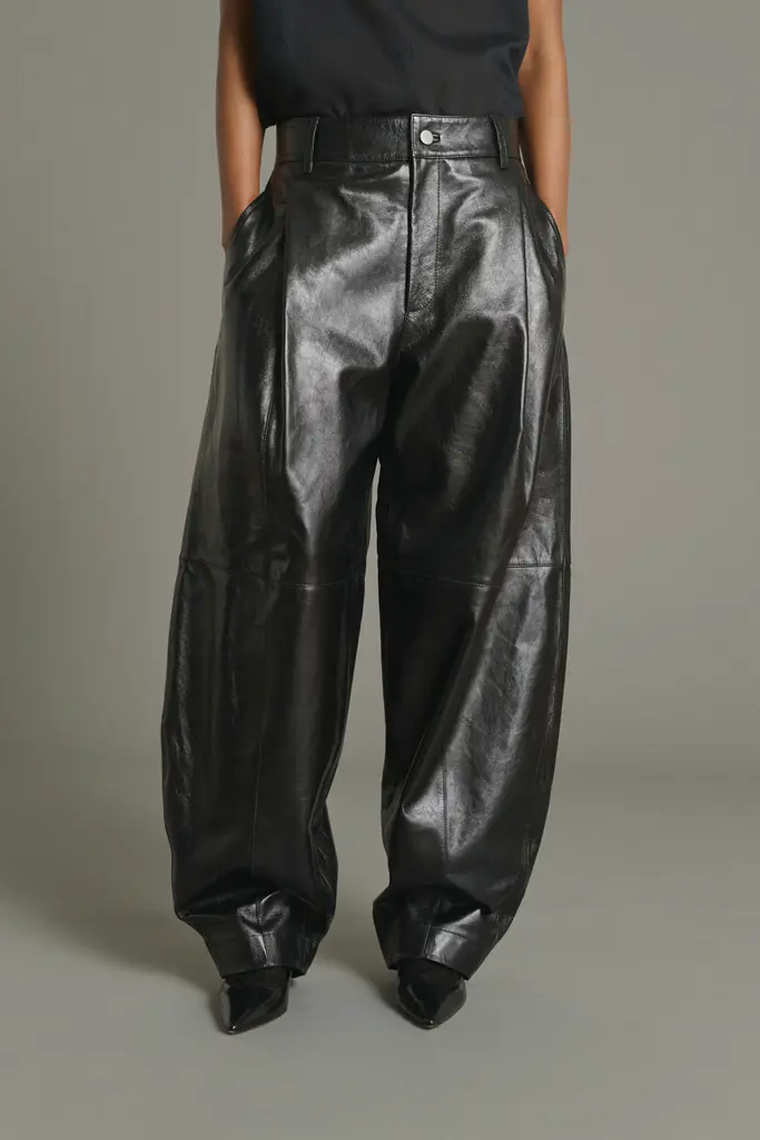 Soeur Julien Pants - Leather Noir