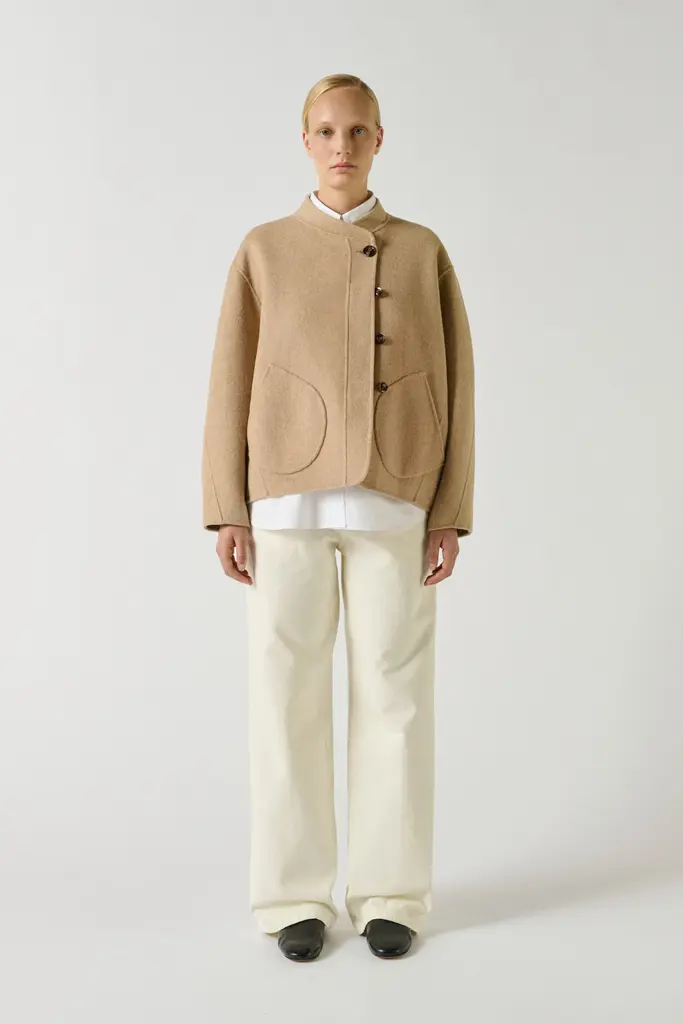 Soeur Windsor Jacket - Beige Chine
