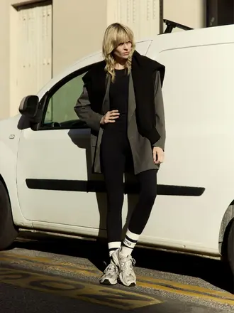Âme Antwerp Navy Sport Legging - Black