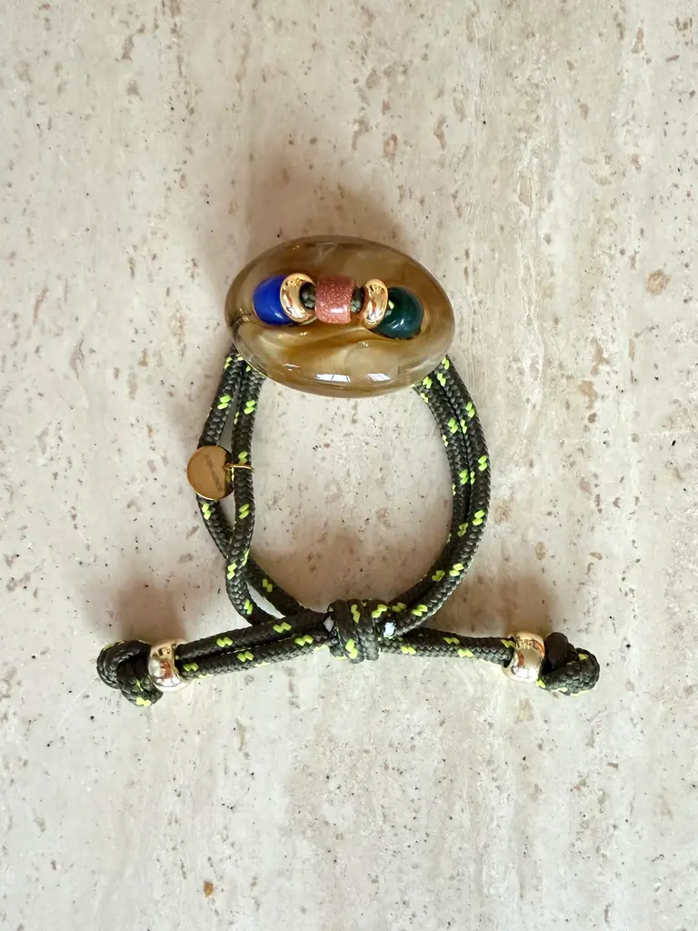 Pair A Dice Bean Bracelet Icon - Matcha Latte