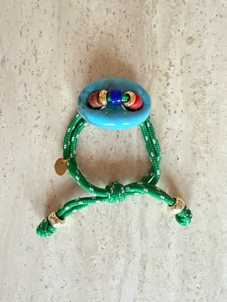 Pair A Dice Bean Bracelet Icon - Blue Lagoon