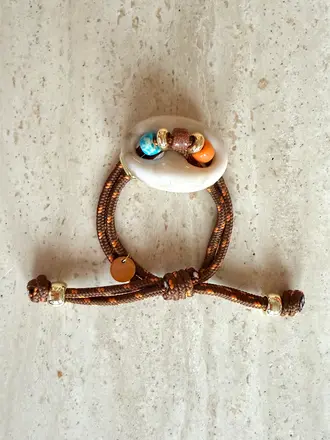 Pair A Dice Bean Bracelet Icon - Desert Cream