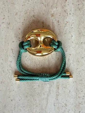 Pair A Dice Bean Bracelet Large - Sage