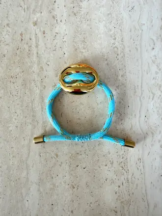 Pair A Dice Bean Bracelet Medium - Turquoise