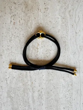 Pair A Dice Bean Bracelet Mini - Black