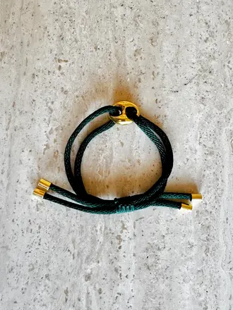 Pair A Dice Bean Bracelet Mini - Petrol