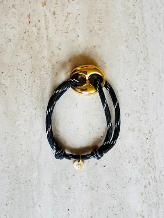Pair A Dice Bean Bracelet Small - Black