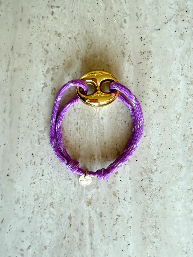 Pair A Dice Bean Bracelet Small - Lilac