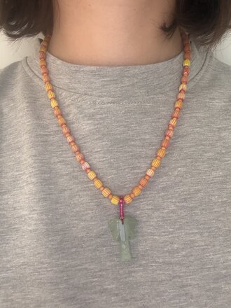 Palmtree Necklace - Yellow