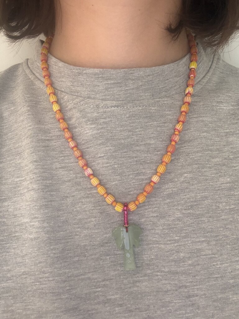 Palmtree Necklace - Yellow