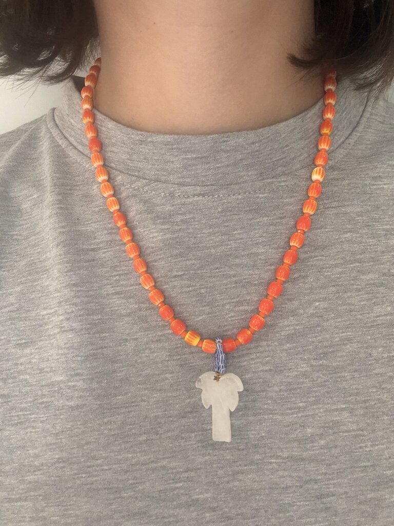 Palmtree Necklace - Orange