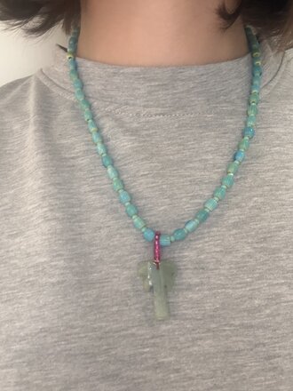 Palmtree Necklace - Turquoise