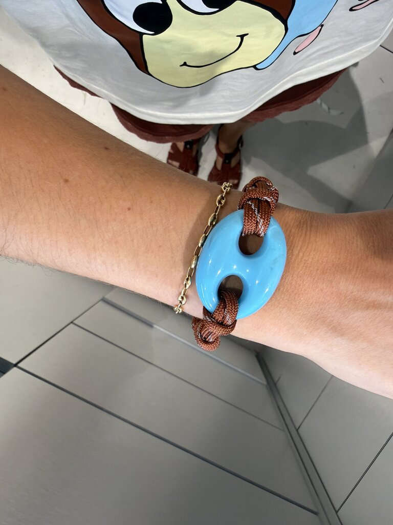 Turquoise Pignose - Brown/Orange Cord