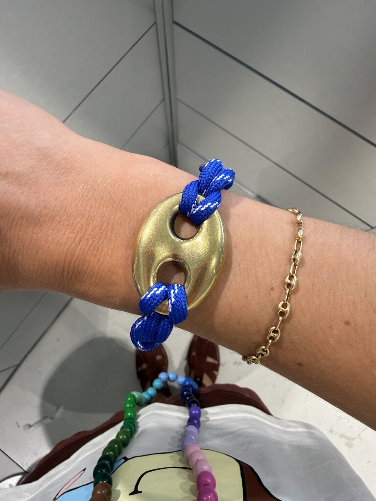 Gold pignose - Cobalt blue cord