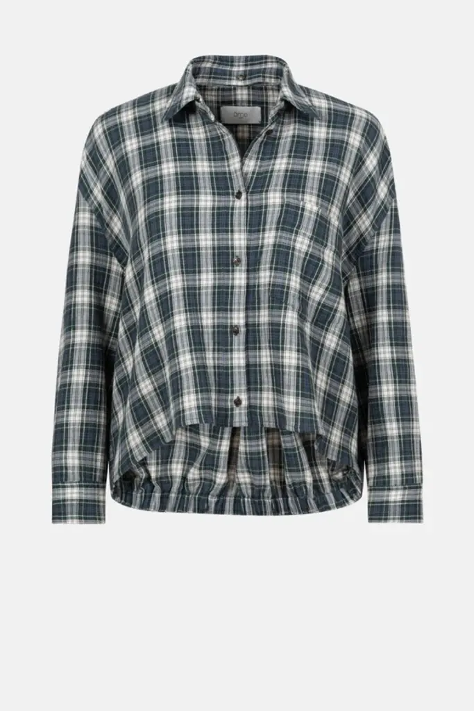 Âme Antwerp Oops shirt - Navy checked