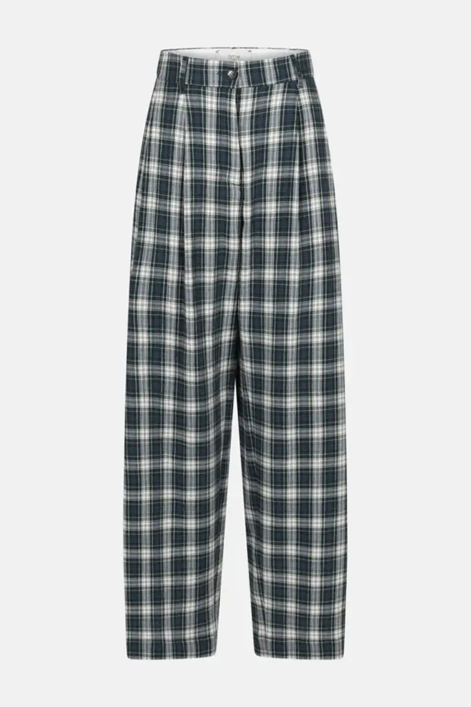 Âme Antwerp Marta pants - Navy checked