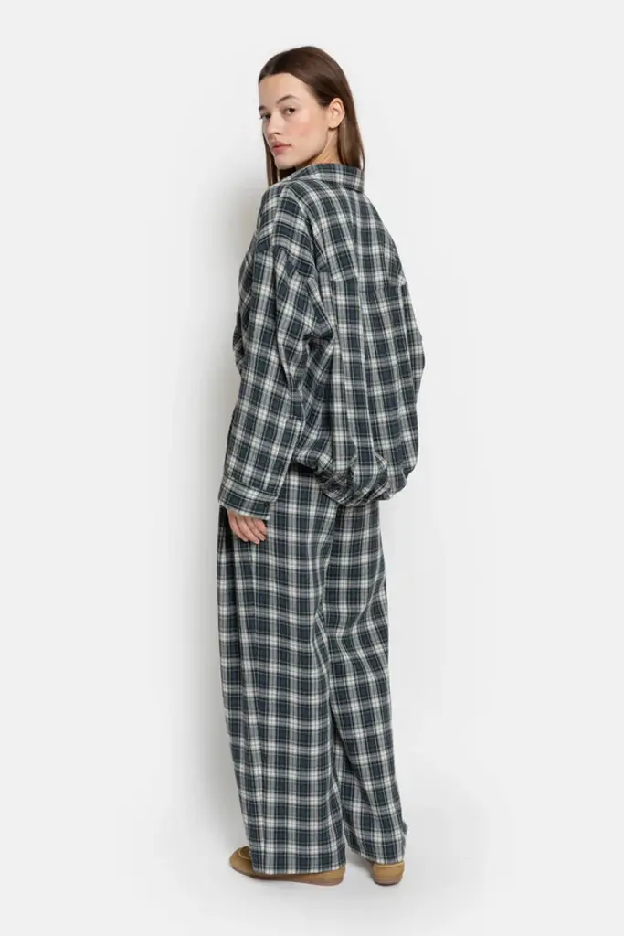 Âme Antwerp Marta pants - Navy checked