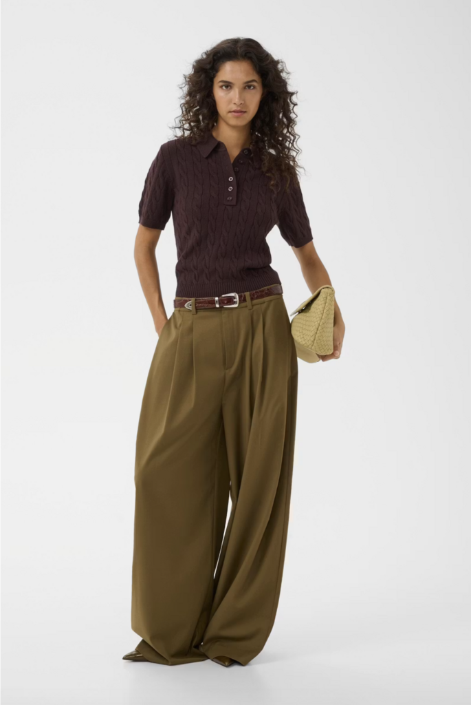 Gestuz Olivia pants - Military Olive