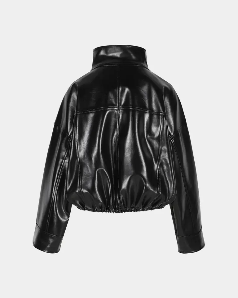 Rhune Jessy jacket vegan leather - Black