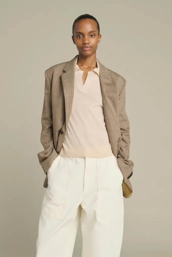 Soeur Hermose blazer - Marron/ beige