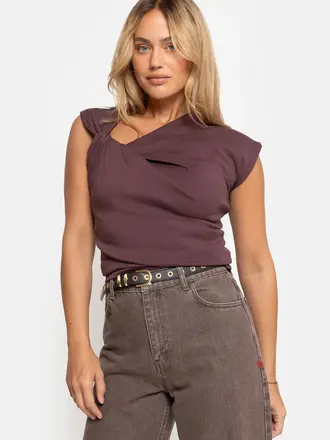 Âme Antwerp Nurcia top - Burgundy