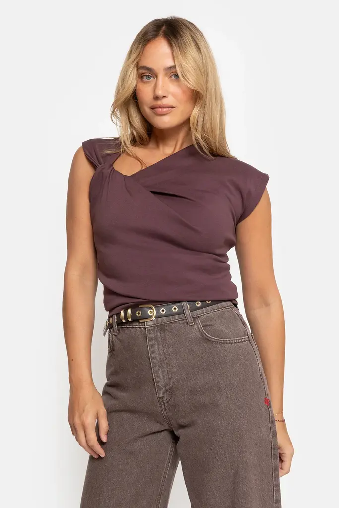 Âme Antwerp Nurcia top - Burgundy