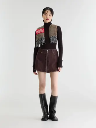 Bellerose Pulla Skirt - Burgundy Stone