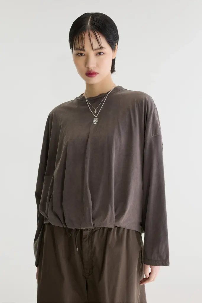 Bellerose Flames T-shirt -  Dark roast