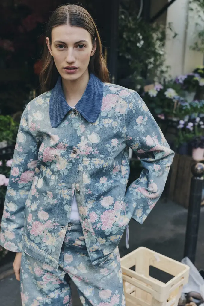 Baum und Pferdgarten Benilda jacket - Flower denim