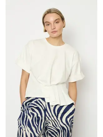 RE/BORN Gabriëlle t-shirt - Offwhite