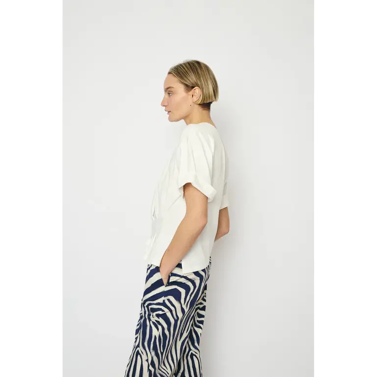 RE/BORN Gabriëlle t-shirt - Offwhite