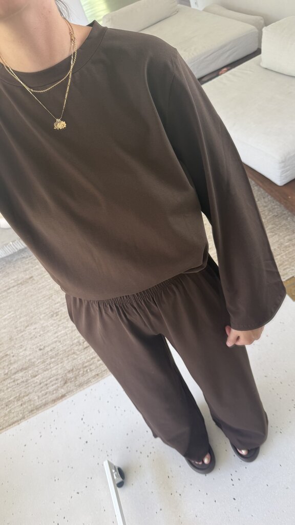 RE/BORN Kate pants - Chocolate