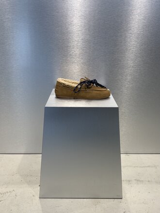 Posa Boat Loafer Brushed Fur - Camel 2.0