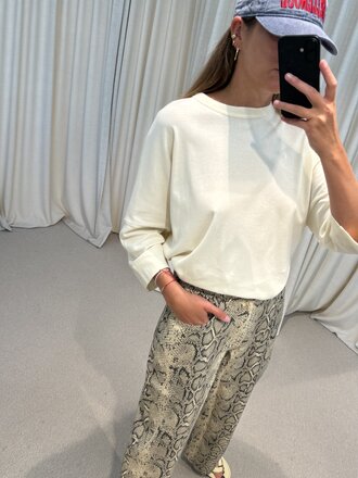 The New Society TNS Barrel Pants - Snake Print