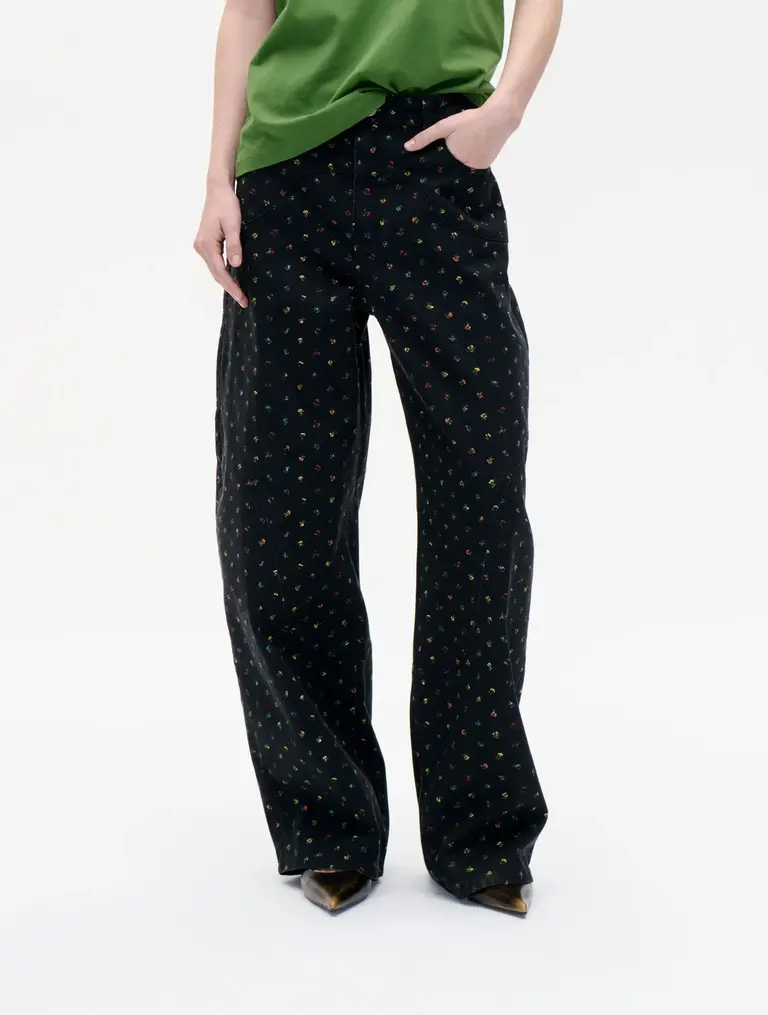 Baum und Pferdgarten Napolen Pants - Black Petite Flower