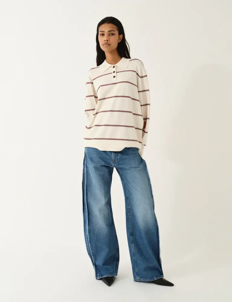 The Garment Darcy Barrel Jeans - Washed Blue
