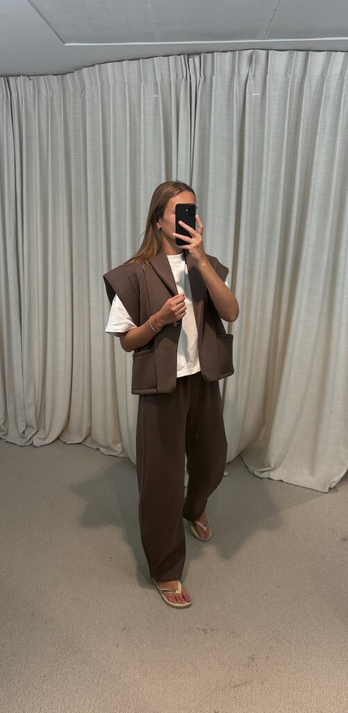 RE/BORN Mattea Vest - Taupe