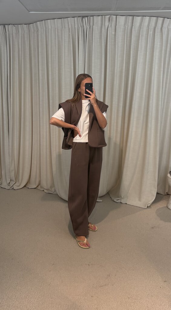 RE/BORN Mattea Vest - Taupe