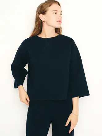 RE/BORN Izy Sweater - Dark Blue