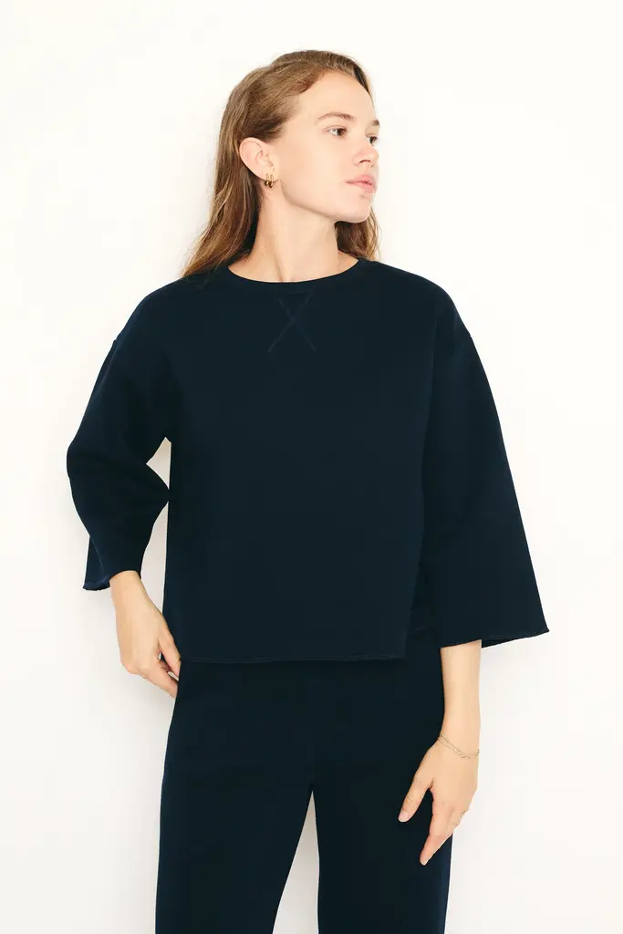 RE/BORN Izy Sweater - Dark Blue
