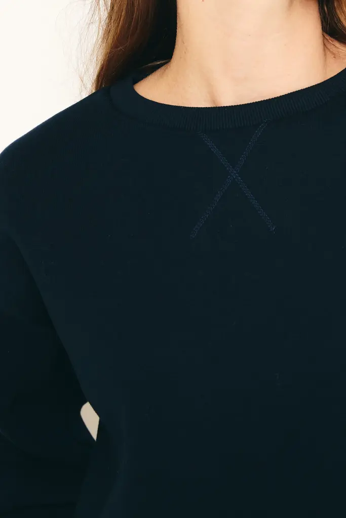 RE/BORN Izy Sweater - Dark Blue